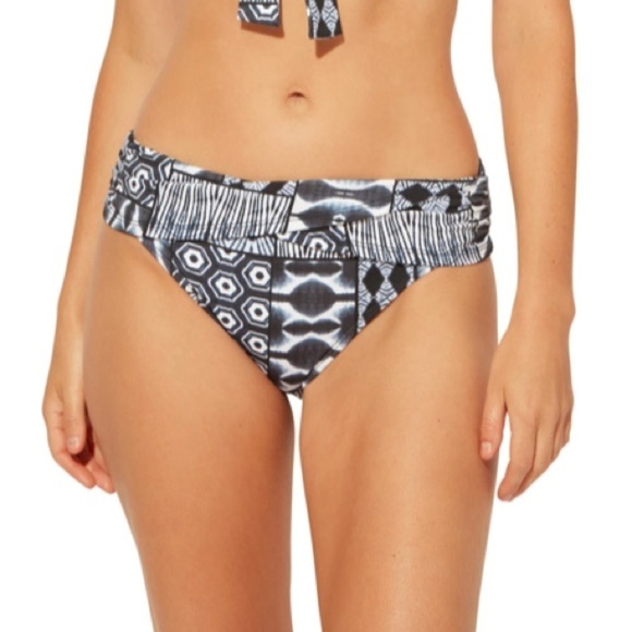 NWT Bleu Rod Beattie Printed Island Time Sarong High Waisted Bikini Bottoms - Picture 4 of 8